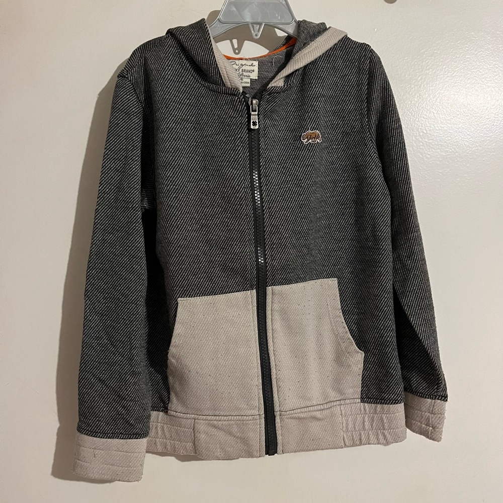 Lucky Brand Full Zip Hoodie Boys 6
